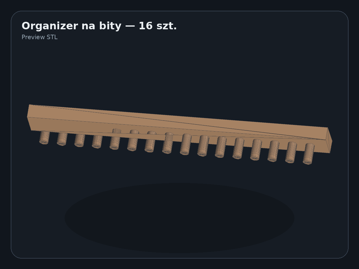 Podgląd modelu Bit Holder 16