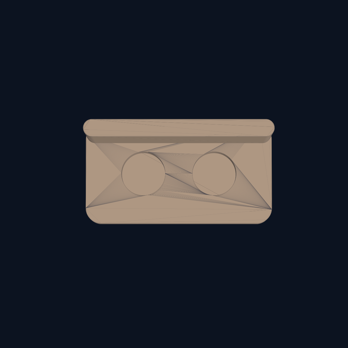 Podgląd modelu Podwójny stojak na butelki