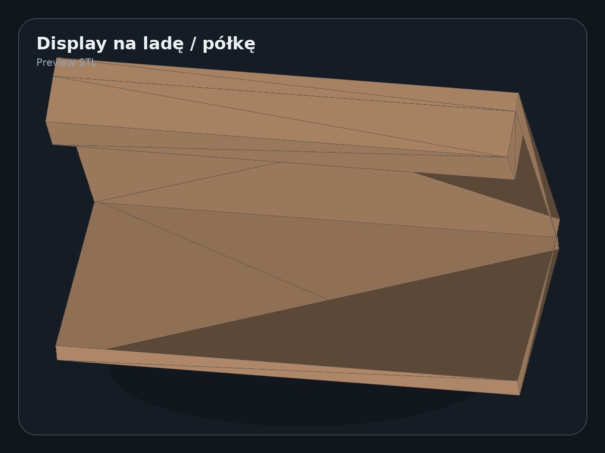 Display na ladę / półkę