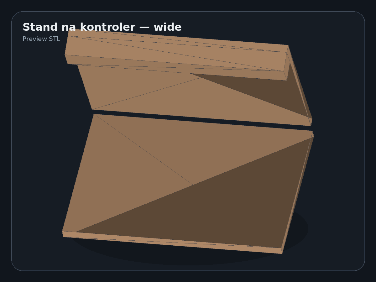 Podgląd modelu Controller Dock Wide