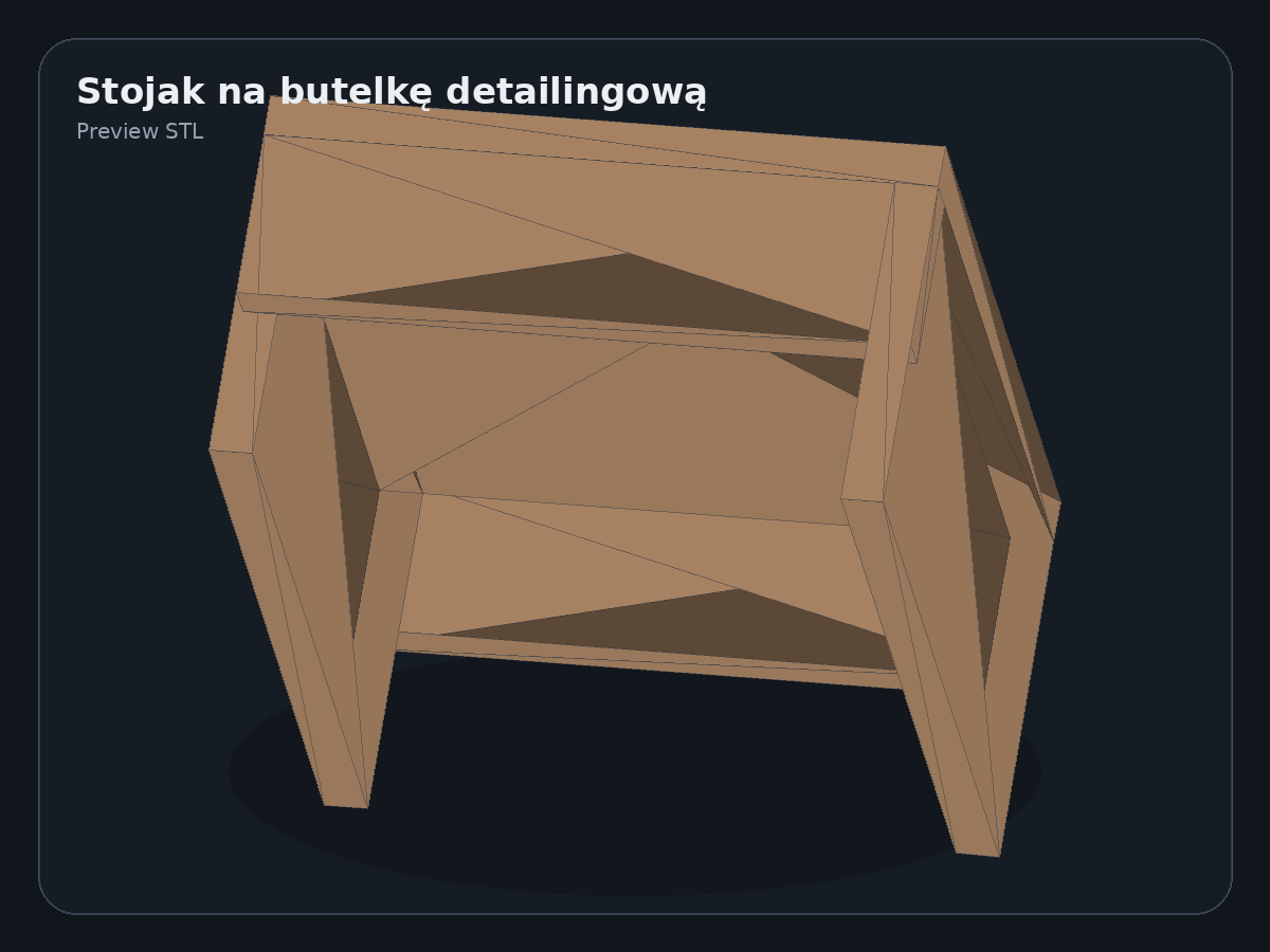 Podgląd modelu Detailing Bottle Rack