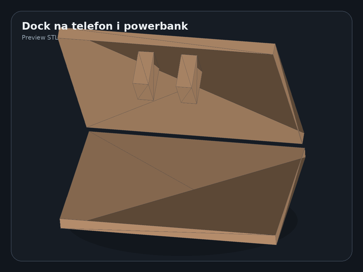 Podgląd modelu Dual Phone Dock