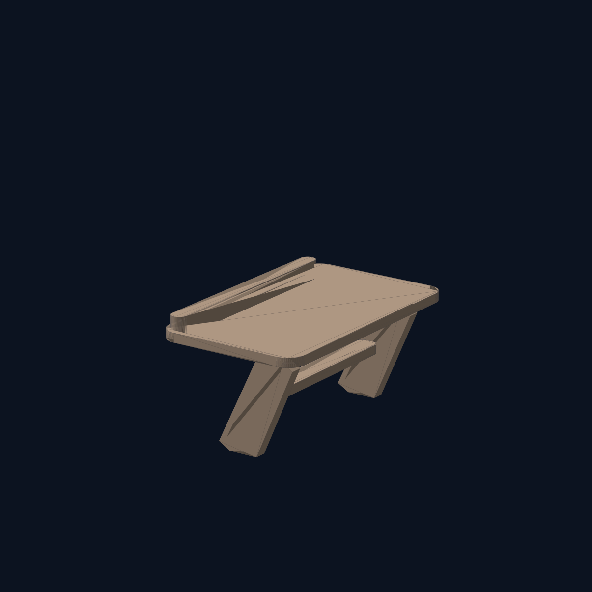 Podgląd modelu Kompaktowa podstawka pod laptop