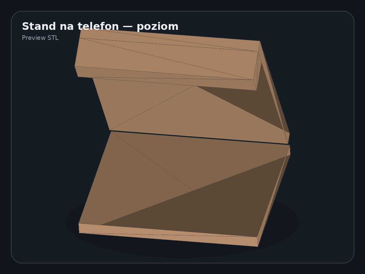 Podgląd modelu Phone Stand Landscape