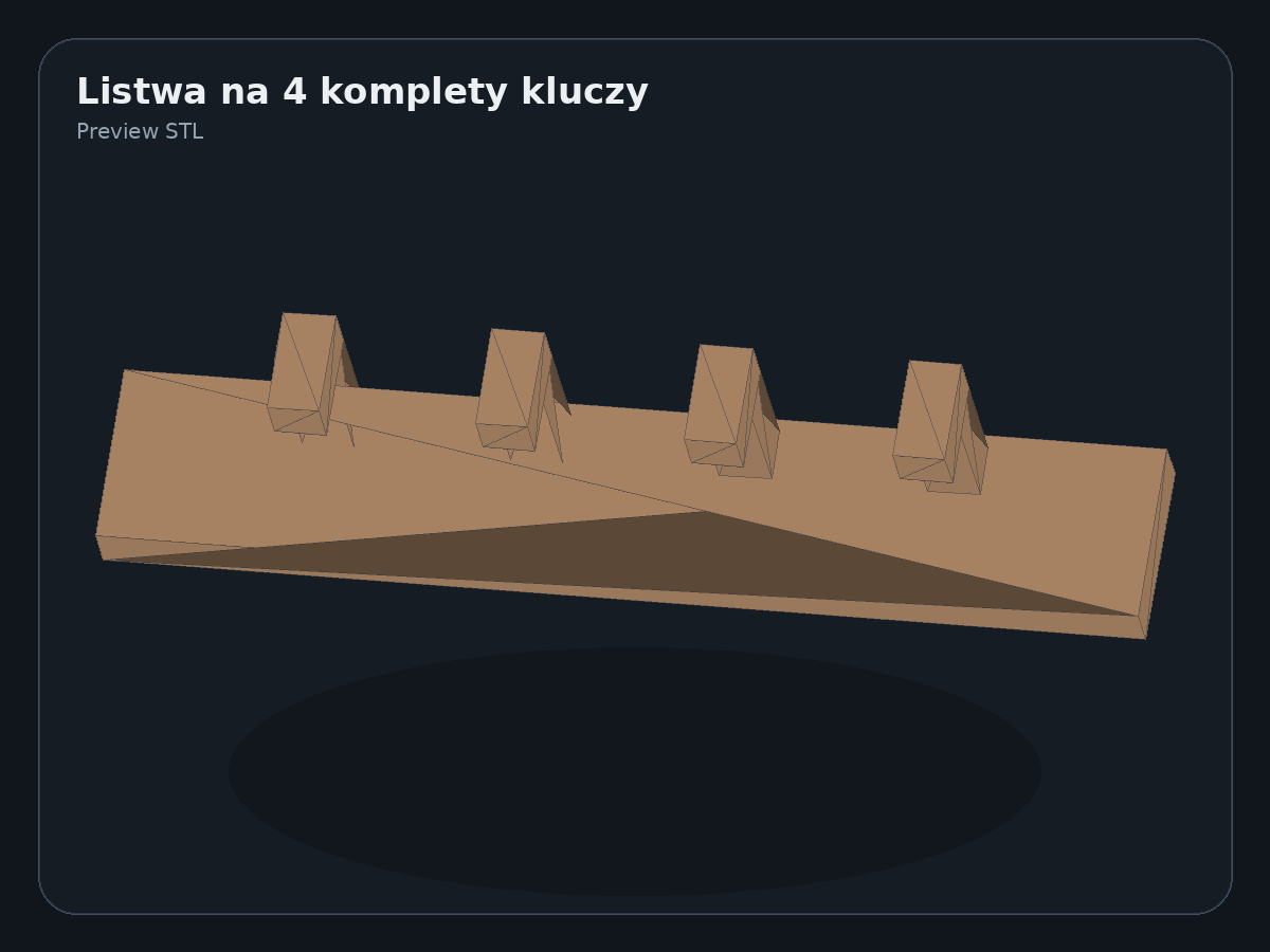 Podgląd modelu Wall Keybar 4
