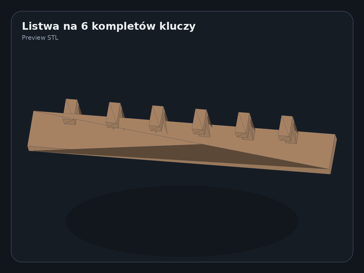 Podgląd modelu Wall Keybar 6