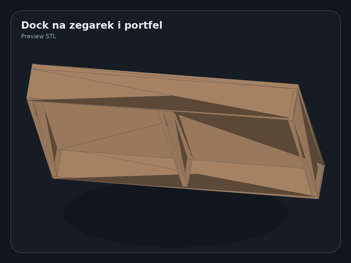 Podgląd modelu Watch Wallet Dock